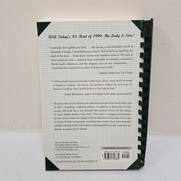 The Lady & Sons Too Paula Deen Recipes Cookbook - Picture 2 of 8
